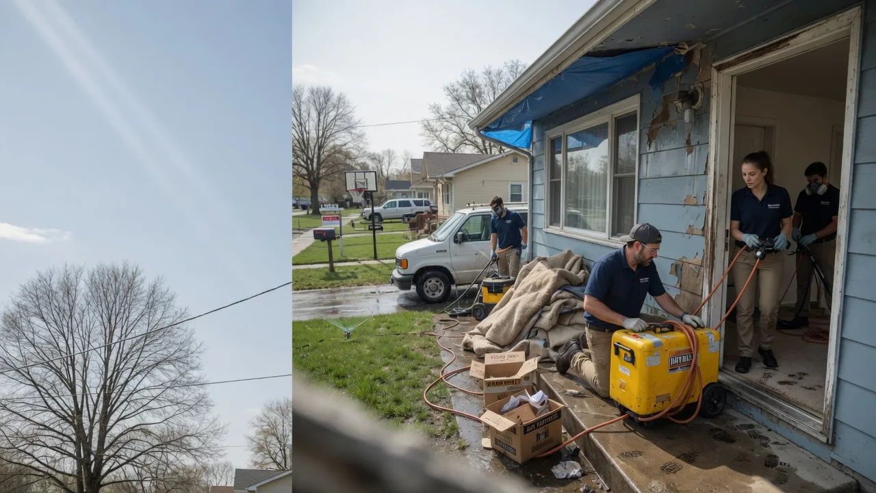 Basement Flood Cleanup in Zeigler, IL near me